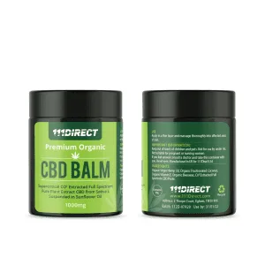CBD BALM - 100% Natural Pain Relief - 1000mg