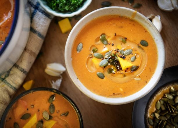 Pumpkin soup food