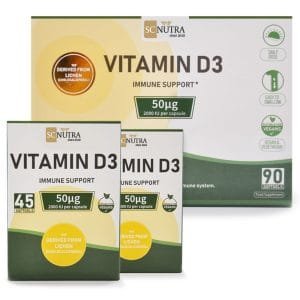 Vegan Vitamin D3 90 Softgels 2000IU / 50μg
