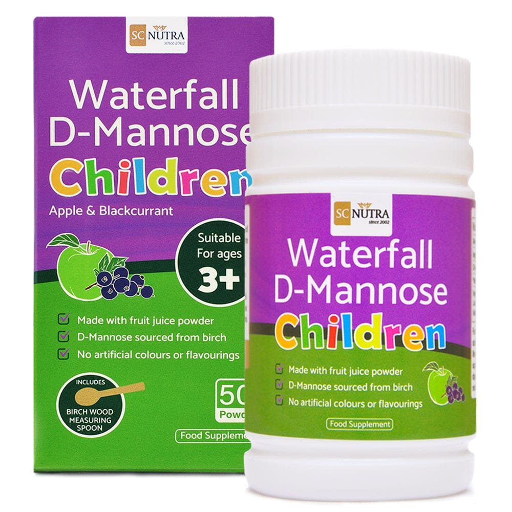 Waterfall D-Mannose Children – Apple & Blackcurrant Powder
