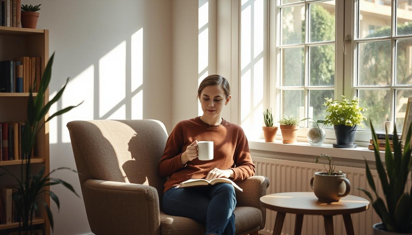 Woman with tea