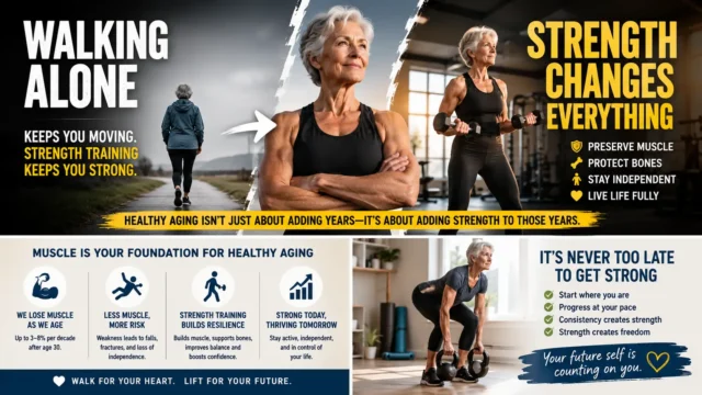 The 10,000-Step Trap: Why Your Future Self Needs Strength Training