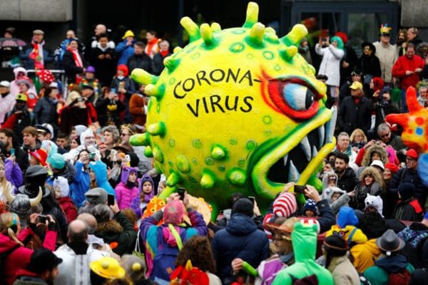 Carnival parade in Dusseldorf