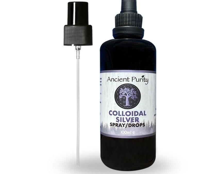 Colloidal Silver 100ml Spray Bottle 10-20PPM