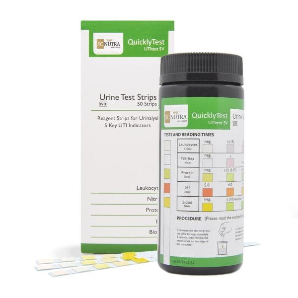 Urine Test Strips - Quickly Test UTITest 5V