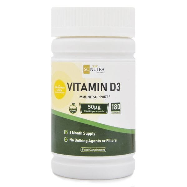 Vegan Vitamin D3 180 Softgels 2000IU