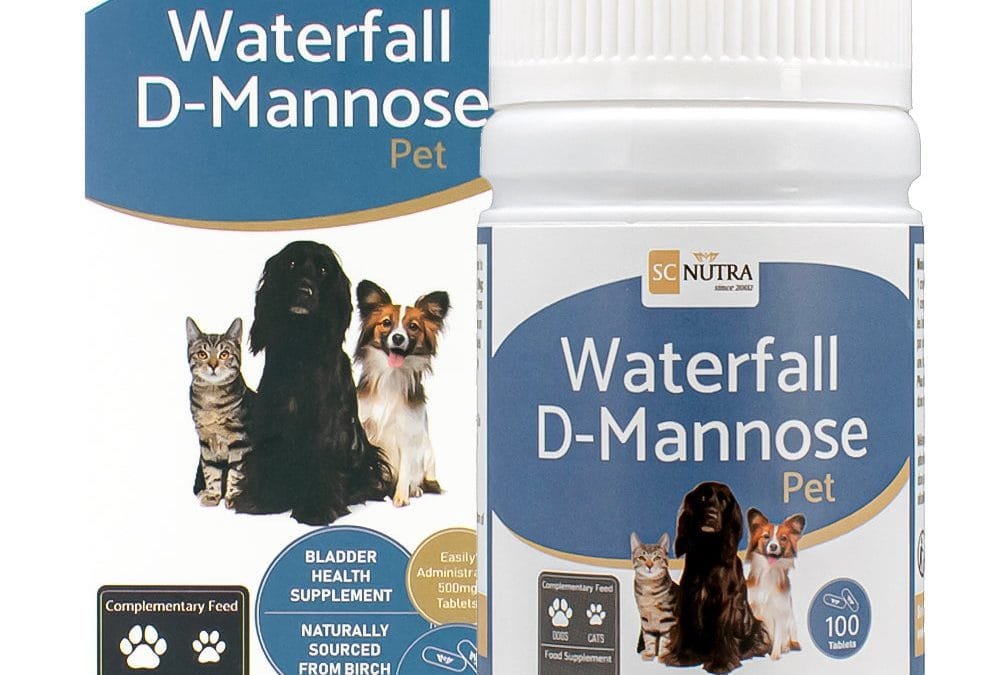 Waterfall D-Mannose Pet Tablets for Cats & Dogs