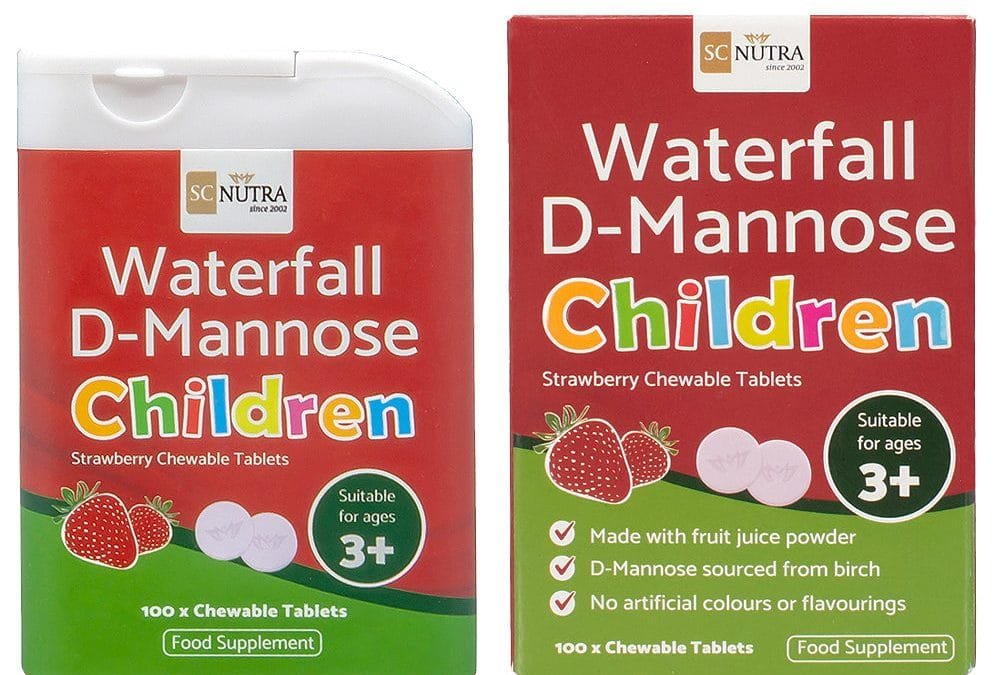 Waterfall D-Mannose Children – Strawberry Melts
