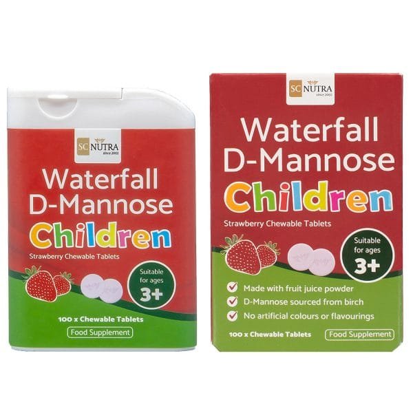 Waterfall D-Mannose Children - Strawberry Melts