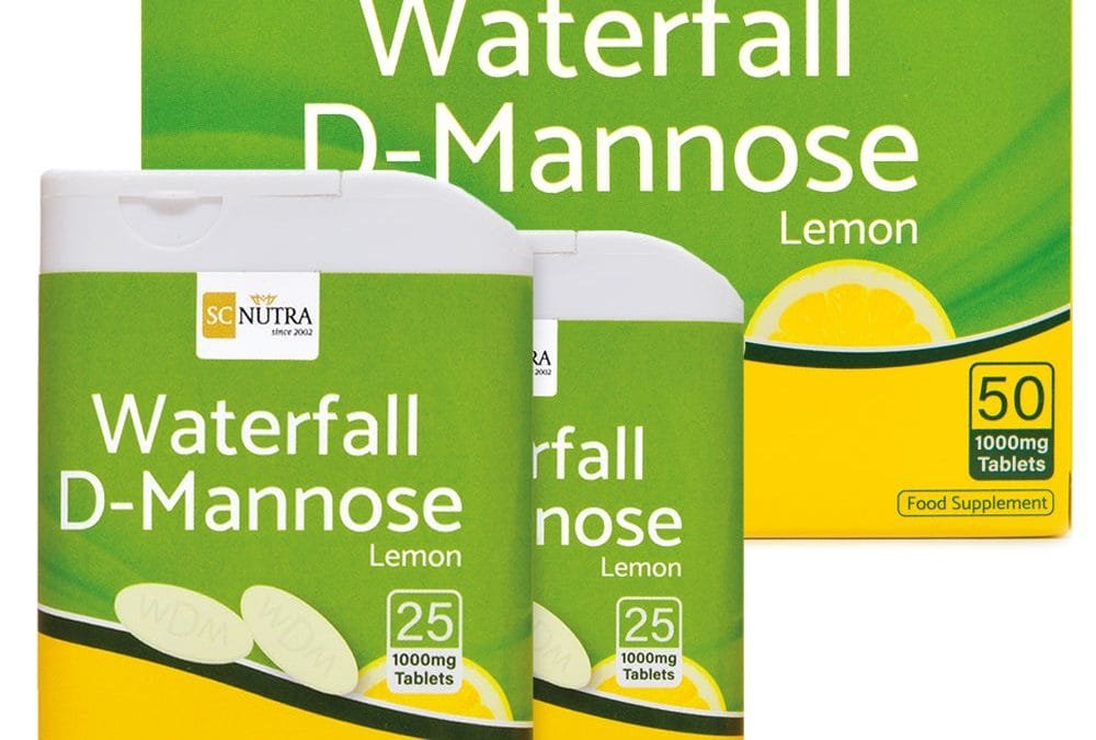 Waterfall D-Mannose Lemon Chewable Tablets