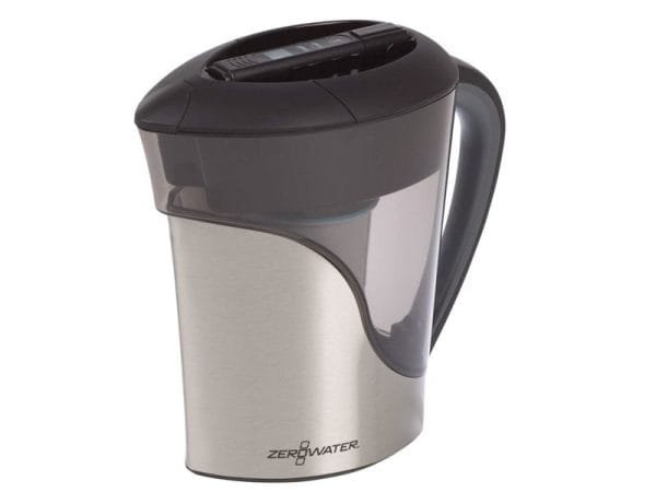 ZeroWater's 11 Cup Stainless Steel Finish Water Jug