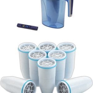 Zero Water Bundle 7 Cup Jug with 8 Filters