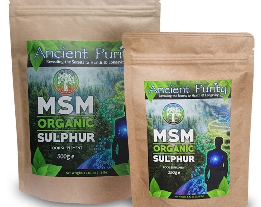 MSM Organic Sulphur 250g Pack